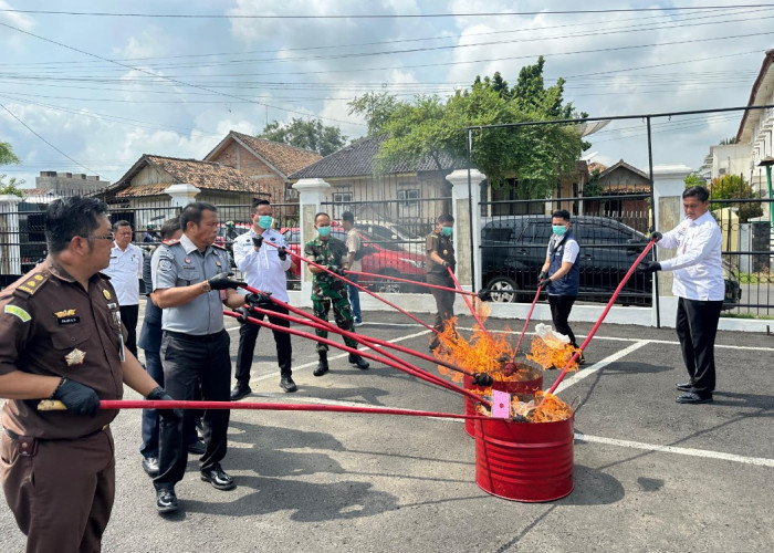 Musnahkan Barang Bukti, Didominansi Kasus Narkoba