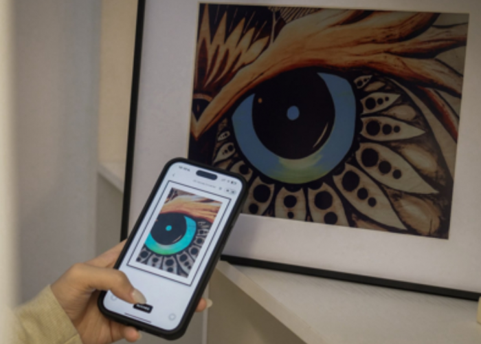 Fraimic Smart Canvas Ubah Perintah Suara Jadi Lukisan Digital Resmi Dipamerkan di CES 2026