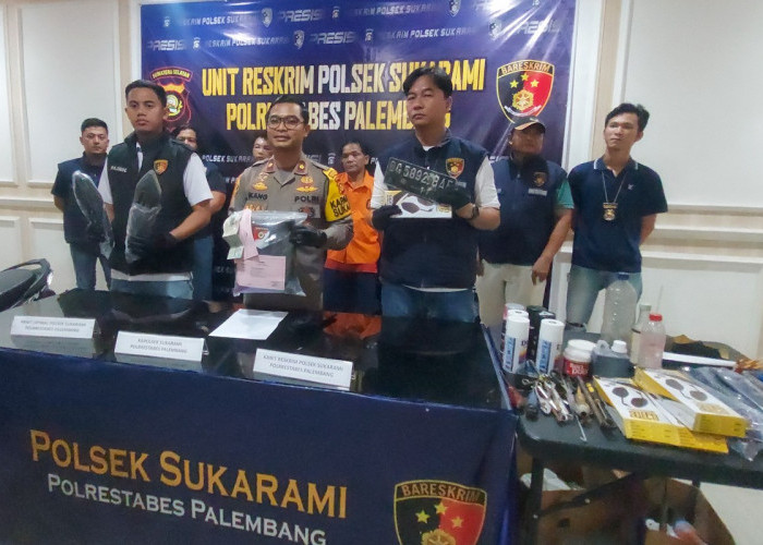 Sindikat Curanmor di Wilayah Sukarami Palembang Ditangkap