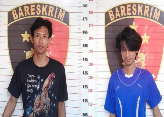 Dua Pelaku Begal di OKU Diringkus Polisi, 2 Kali Beraksi Tak Segan Todongkan Sajam, Nih Tampangnya