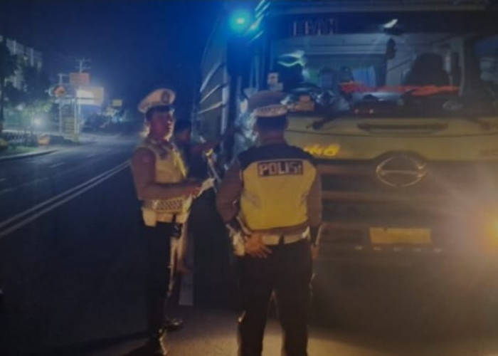 Polisi Tilang 50 Kendaraan Angkutan Batu Bara yang Melintasi OKU