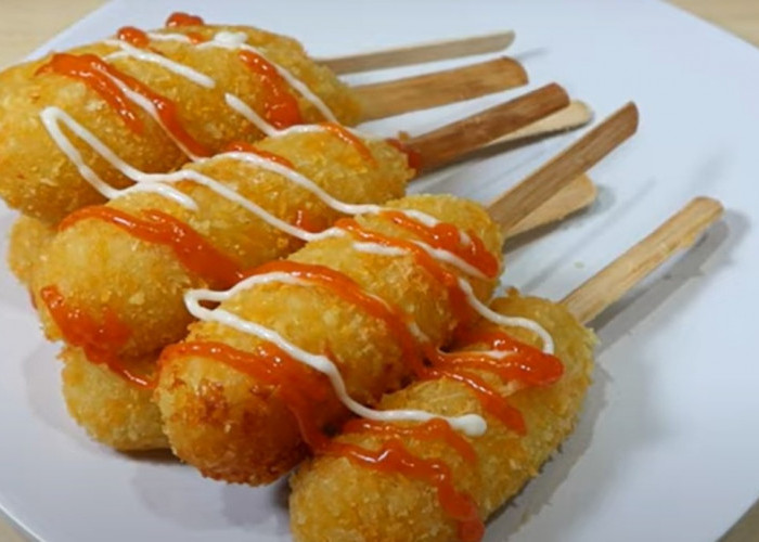 Cobain Resep Corndog Kentang, Cemilan Sehat Mengenyangkan, Bisa Jadi Ide Jualan !