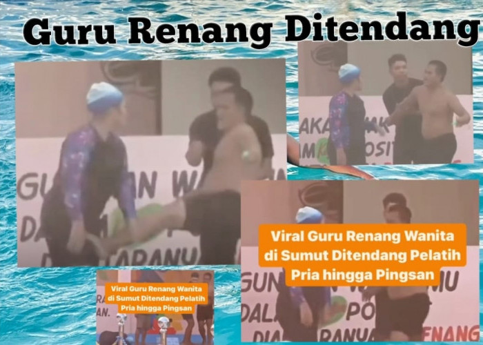 Viral Warganet Geram, Pelatih Pria Ini Tendang Alat Vital Bu Guru Renang 