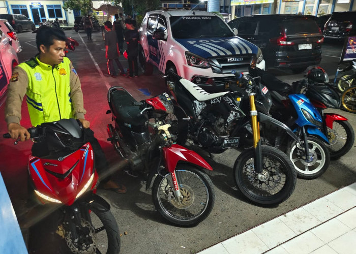 Pelaku Balap Liar di OKU Makin Terjepit, Polisi Amankan 5 Sepeda Motor 