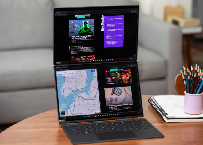 ASUS Zenbook DUO 2026 Resmi Hadir di Indonesia, Laptop Dual Screen Futuristik dengan AI dan Baterai Super Awet