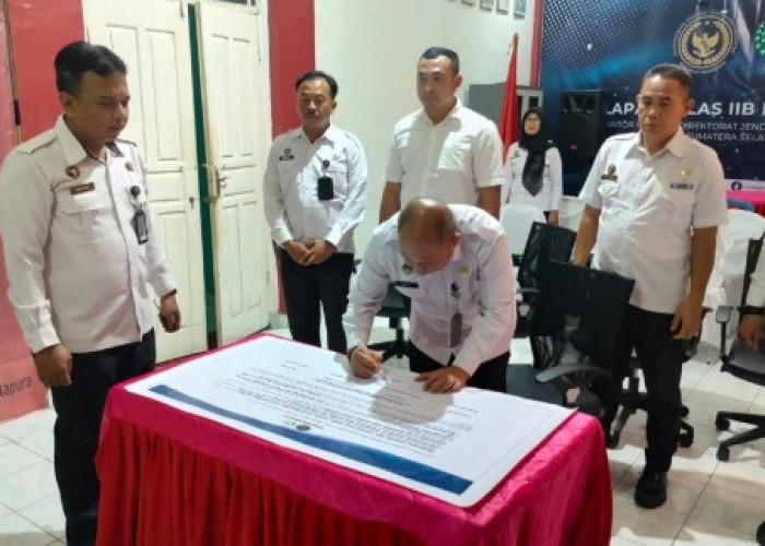 Jajaran Lapas Martapura Deklarasikan Komitmen Perangi Narkoba dan Barang Terlarang