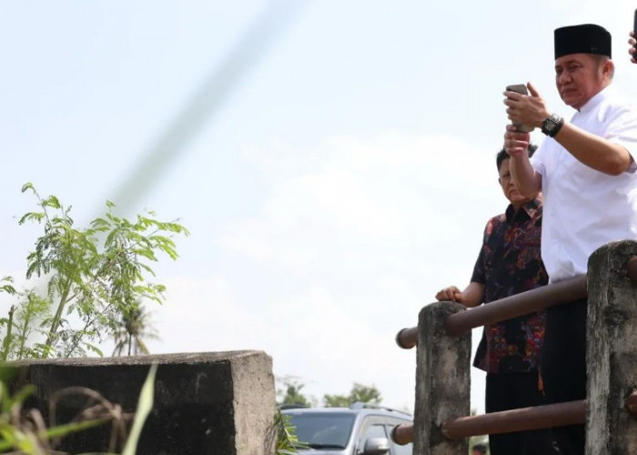 Saluran Air Rusak, Bupati Enos dan Gubernur Sumsel Gerak Cepat