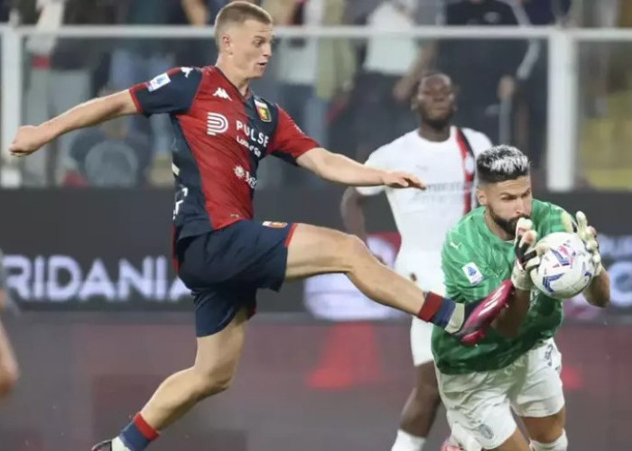Hasil Pertandingan Genoa vs AC Milan : Momen Unik, Giroud Jadi Penjaga Gawang Bawa Rossoneri Puncaki Klasemen 