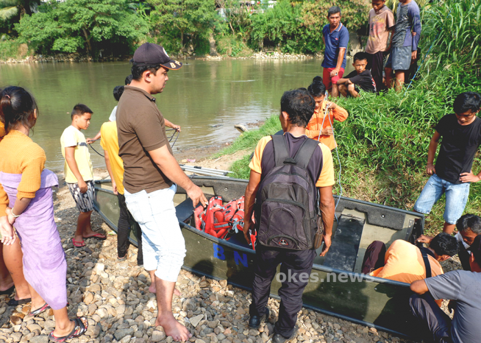 Kronologi Bocah SD di Baturaja Hilang di Sungai Ogan, Tim BPBD OKU Masih Lakukan Pencarian