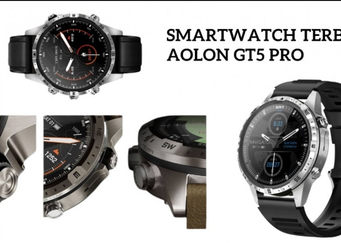 Jam Tangan Terbaru Aolon GT5 Pro, Jam Olahraga Desain Sporty dengan Compass Cocok untuk Outdoor Traveler