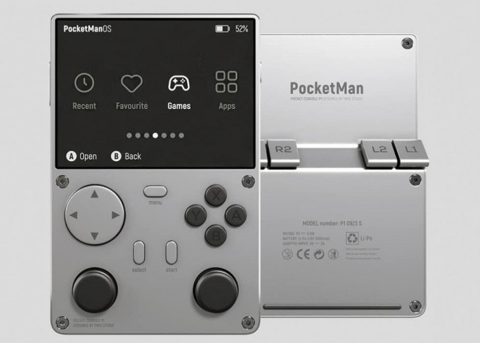 Mengenal PocketMan P1 Konsep Handheld Retro dari Twig Studio