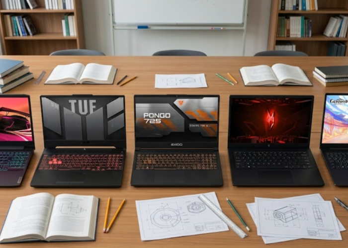 5 Laptop Gaming Terbaik di Bawah 12 Juta, Cocok untuk Mahasiswa Teknik