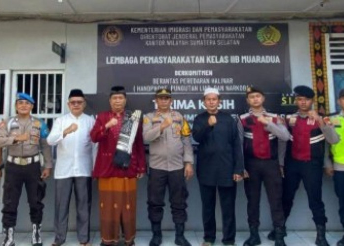 Perayaan Hari Raya Idul Adha di Lapas Muaradua Dijaga Ketat Polisi