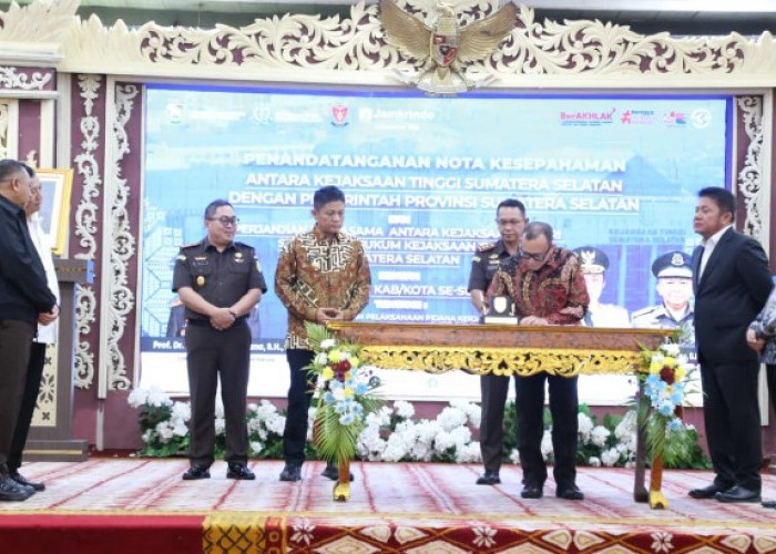 Bupati OKU dan Kajari Resmi Sepakati Penerapan Pidana Kerja Sosial