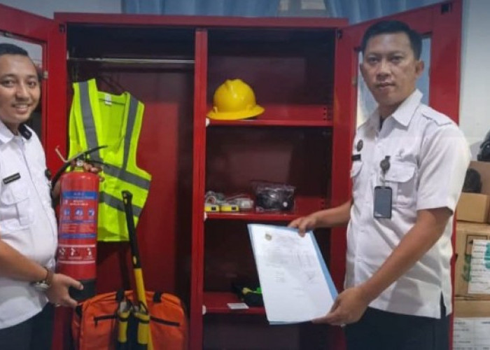 Perkuat Pengamanan, Terima Bantuan PHH dan Perlengkapan Antisipasi Kebakaran