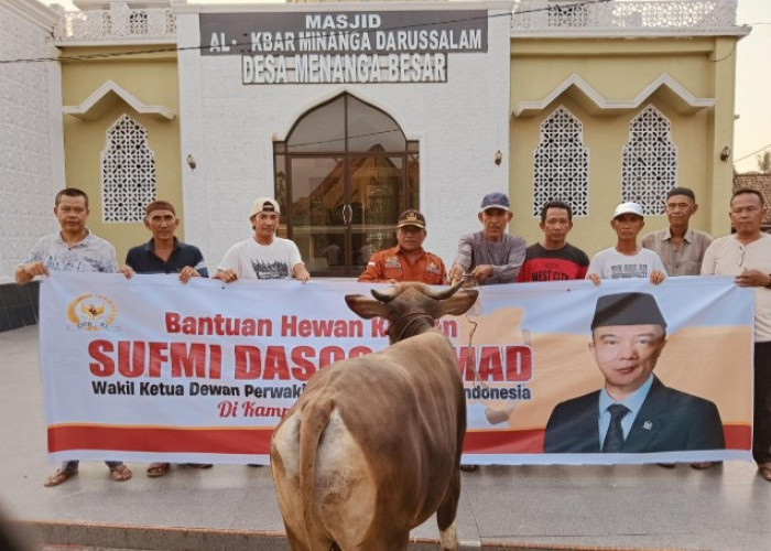 Sufmi Dasco Ahmad Kurban di Menanga Besar