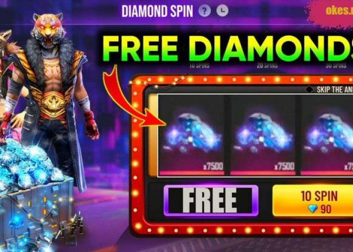 Lucky Spin Free Fire Gratis Bonus Diamond, Ada Skin dan Item Berharga Keberuntungan Ada Ditangan