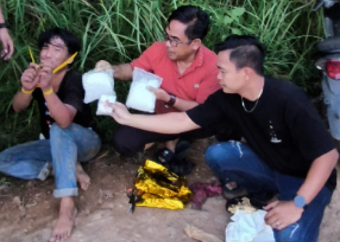 Tim Elang Musi Polres Musi Rawas Hentikan Kurir dari Muratara, Sabu 2 Kilogram Lebih dan Ekstasi 20 Butir