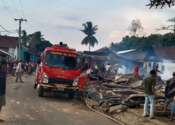 Hadiri Pengajian di Masjid, Rumah Hangus Terbakar