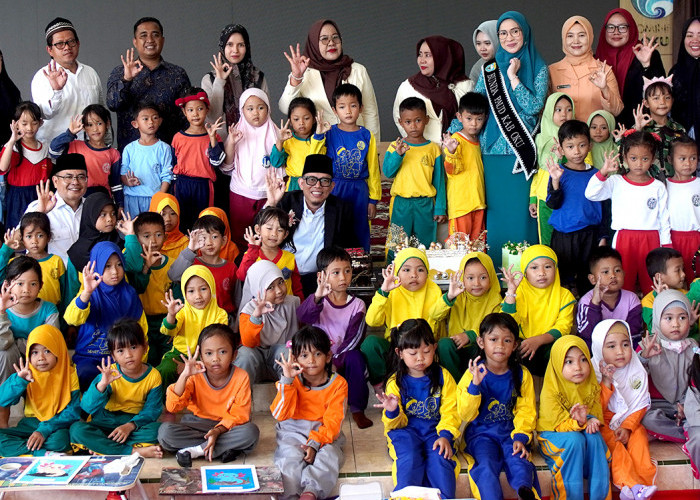 Grand Final Lomba Mewarnai OKU Ekspres & IGTKI-PGRI Berpadu Hangat dengan Momen Ulang Tahun Bupati