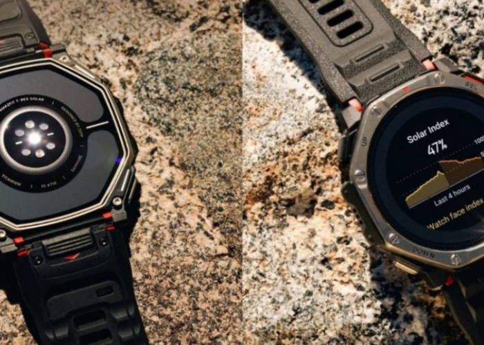 Amazfit T-Rex Dual Solar Rilis, Baterai Tahan Sampai 51 Hari Cuma Modal Sinar Matahari! 