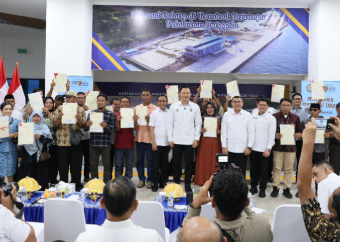 ATR-BPN 160 Sertipikat Diserahkan, Tegaskan Komitmen Hukum untuk Semua