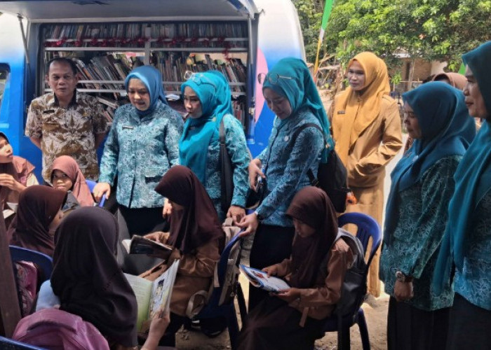 Perpustakaan Keliling OKU Selatan Diminati Siswa, Dorong Minat Baca Sejak Dini