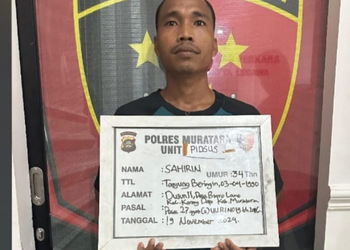 Polisi Tangkap Konten Kreator Togel Online di Muratara