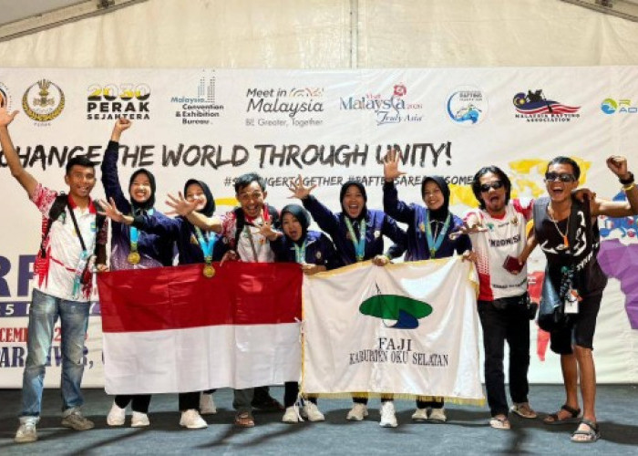 Tim Putri Arung Jeram OKU Selatan Raih Emas dan Perak di World Rafting Championship 2025