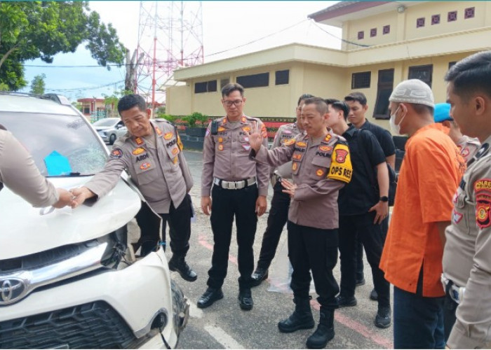 Amankan Tersangka Kasus Tabrak Lari