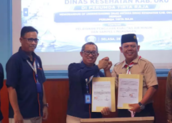Perumda Tirta Raja Gandeng Dinas Kesehatan OKU, Pastikan Kualitas Air Minum Tetap Aman dan Sesuai Standar
