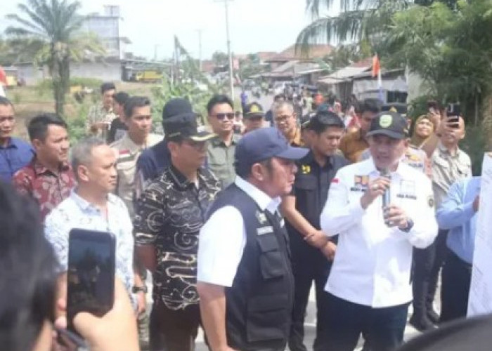 Herman Deru Resmikan Jembatan Air Serami, Akses Kini Makin Lancar