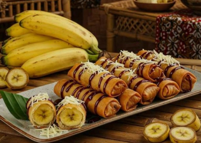 Banana Roll Kekinian, Camilan Pisang Renyah dan Manis yang Mudah Dibuat