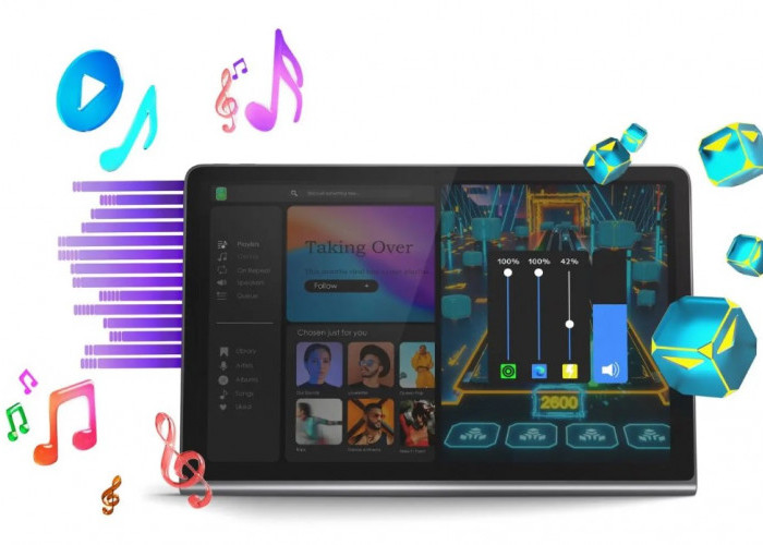 Lenovo Tab Plus Tablet Terbaru dengan Audio dari JBL yang Cocok Untuk Penggemar Musik
