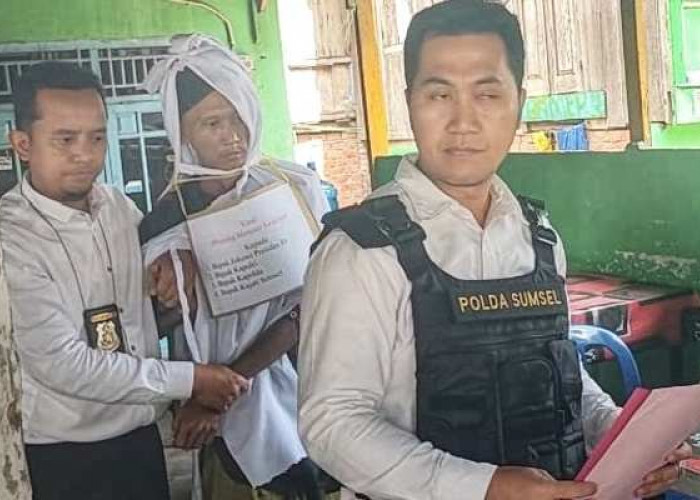 Rian Pria Pemeran Sumpah Pocong di Palembang  yang Sempat Viral Ditangkap Polisi