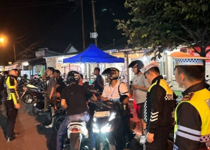 Satlantas OKU Sisir Titik Rawan, Balap Liar di Baturaja Berhasil Diredam