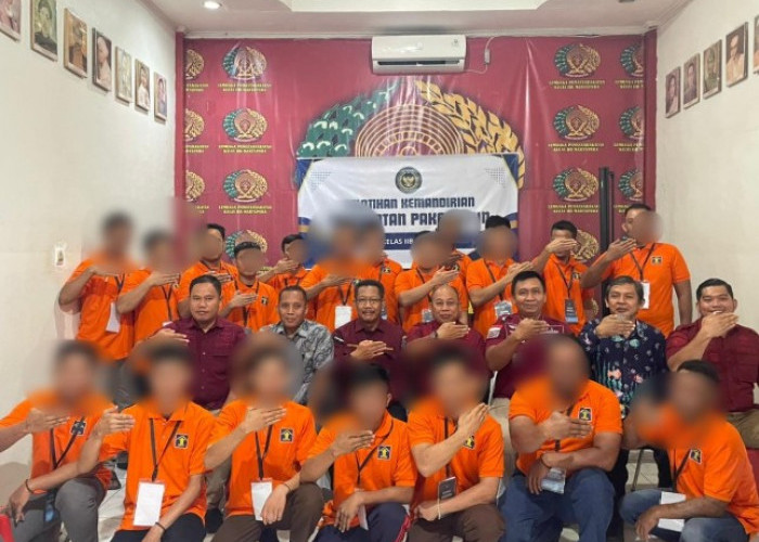 20 Warga Binaan Lapas Martapura Ikuti Pelatihan Pembuatan Pakan Ikan