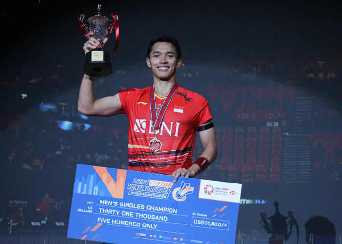  Juara Hong Kong Open 2023, Jonatan Christie Ungkap Kunci Kemenangan Lawan Wakil Jepang