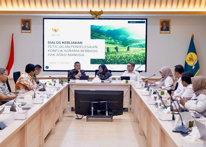 Terima Kajian Komnas HAM, Kementerian ATR/BPN Perkuat Penanganan Konflik Agraria Berbasis HAM  ​