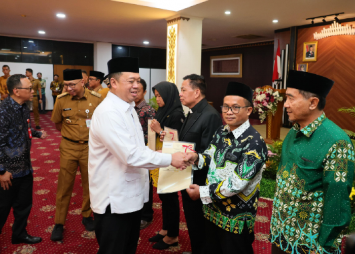 Saksikan Penandatanganan MoU di Lampung, Menteri Nusron Ajak Tokoh Agama Kawal Sertipikasi Tanah Wakaf