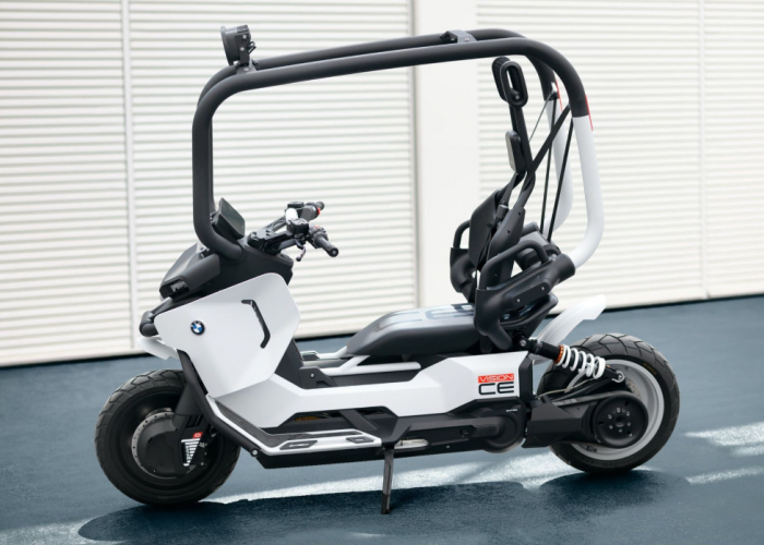 BMW Vision CE Bikin Heboh, Skuter Listrik dengan Fitur Anti Jatuh!