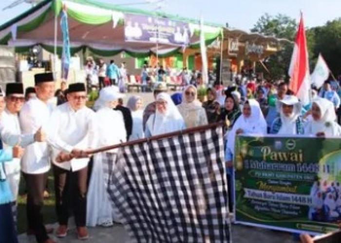 Ribuan Warga OKU Meriahkan Pawai 1448 H