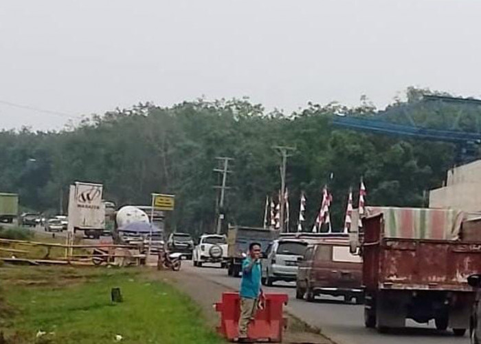 Jalan Raya Palembang – Betung Ditutup Terbatas Selama 12 Hari