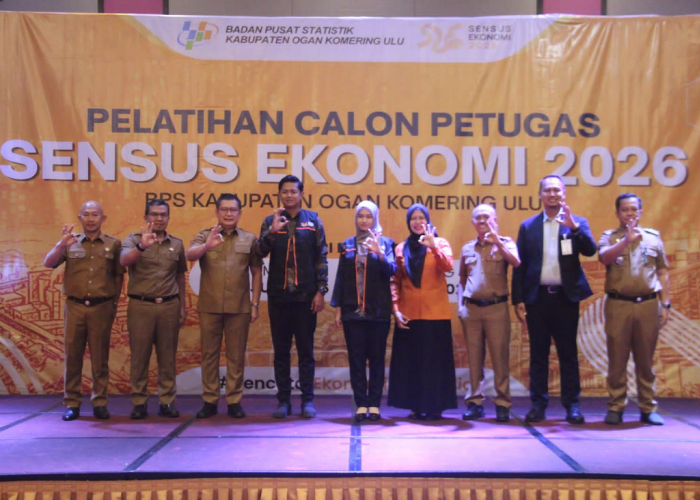 Wabup OKU Buka Pelatihan Calon Petugas Sensus Ekonomi 2026, Tekankan Pentingnya Data Akurat