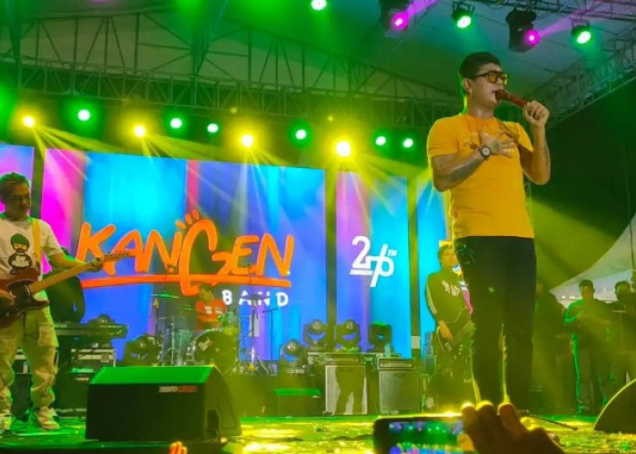 MERIAH ! Perayaan HUT OKU Timur ke-20 Gelar Bazar UMKM hingga Konser Andika Kangen Band   
