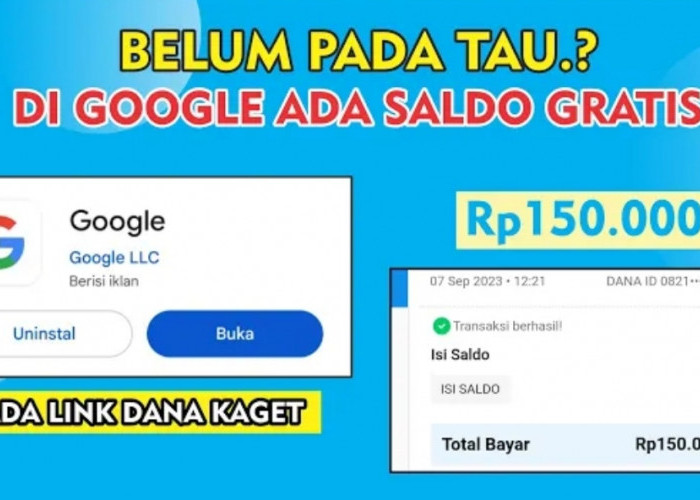 Jangan Kaget Tersedia Saldo Dana Kaget Gratis Rp150 Ribu Hari ini,  Klaim sakarang