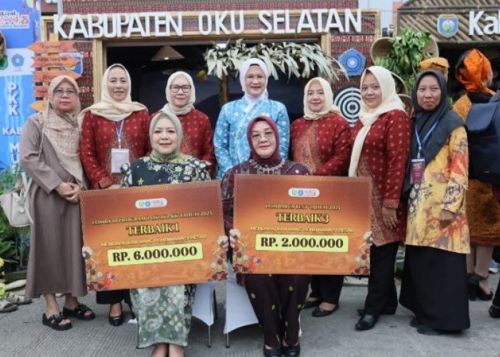 TP PKK OKU Selatan Sabet Juara I Lomba 10 Program Pokok PKK di Festival Rempah 2025