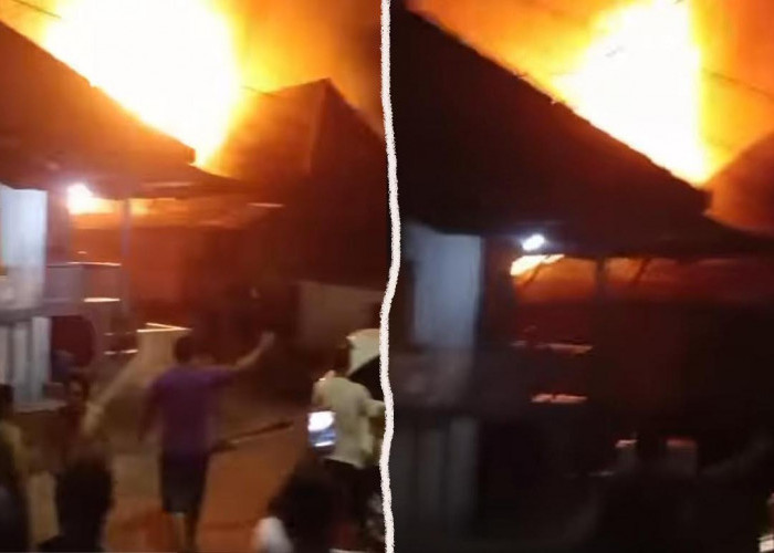 BREAKING NEWS: Kebakaran di OKU Lahap 2 Rumah Panggung, Tidak Ada Korban Jiwa