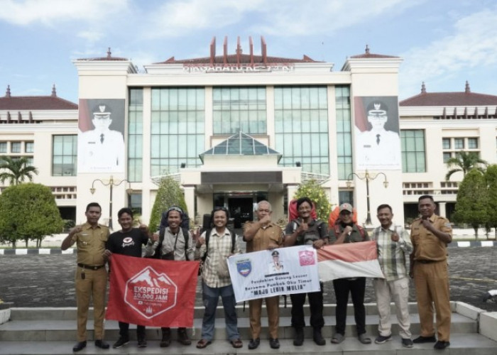 4 Pendaki Asal OKU Timur Dilepas Menuju Ekspedisi Gunung Leuser