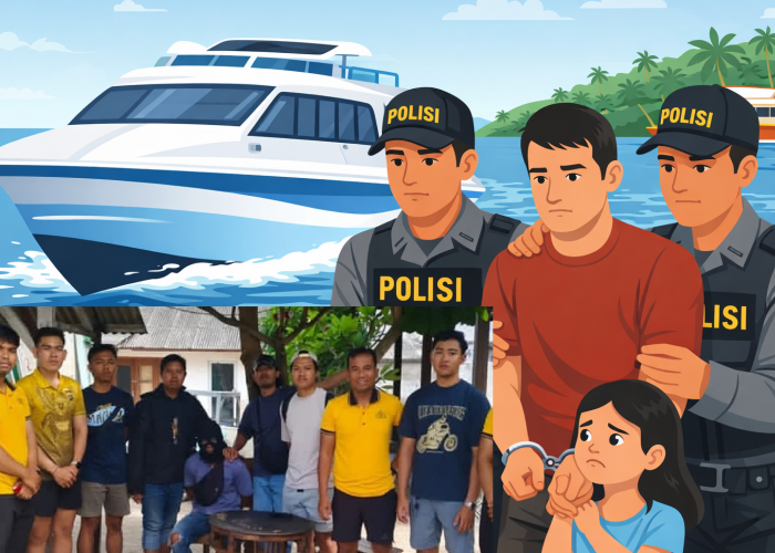 Terduga Kasus Penculik Anak di Batumarta OKU Dibekuk Hendak Kabur ke Bali